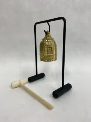 美品✨ 銅製 吊り鐘 半鐘（小型梵鐘）S-8 美品✨ 銅製 吊り鐘 半鐘